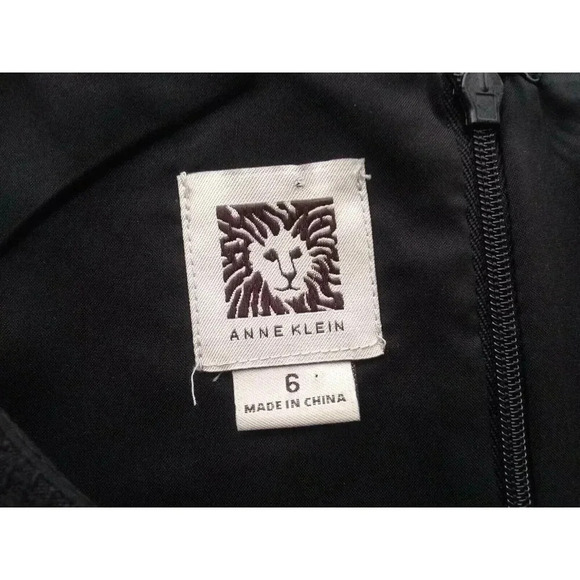 Annie Klein Women's Sleeveless Color Block A-line Dress Sz 6 - Picture 3 of 4